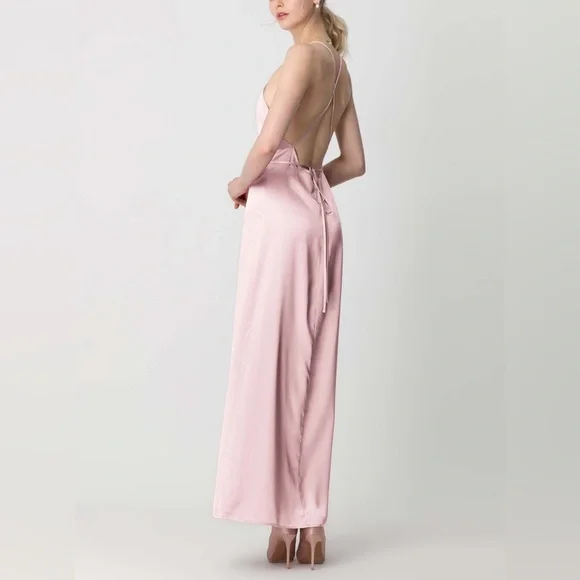 Lily Silk Perfect Party Ready Wrap Silk Maxi Dress - Picture 4 of 8